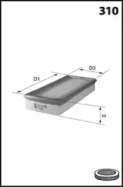 LUCAS FILTERS lfaf100 -  Воздушный фильтр